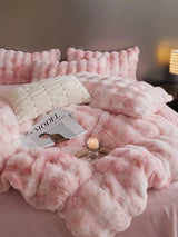 Luxurious Bunny Cashmere Four - Piece Winter Bedding - Julia M LifeStyles