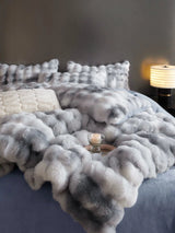 Luxurious Bunny Cashmere Four - Piece Winter Bedding - Julia M LifeStyles