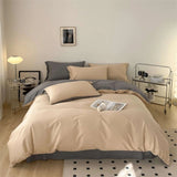 Luxurious Egyptian Cotton Bedding Set - Complete Four Piece Set in Grey - Julia M LifeStyles