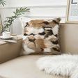 Luxurious Faux Fur Jacquard Cushion Cover - Julia M LifeStyles