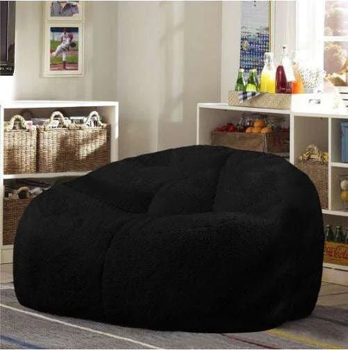 Luxurious Velvet Lamb Bean Bag Cover: Customisable Comfort for All Ages - Julia M LifeStyles