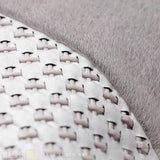 Luxurious White Leather Woven Horsehair Cushion - Julia M LifeStyles