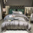 Luxury Black Gold Egyptian Cotton Jacquard Bedding Set - Ultimate Comfort & Style - Julia M LifeStyles