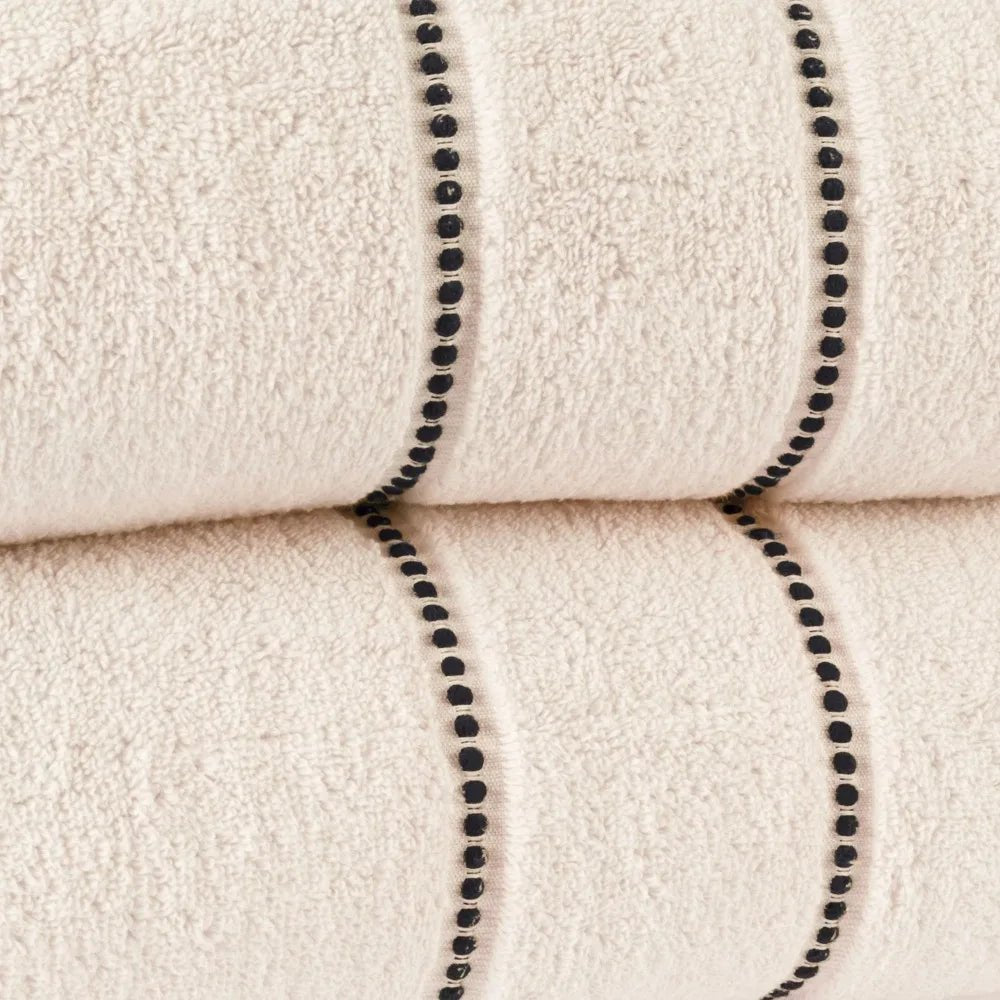 Luxury Bone Cotton Bath Sheet Set - 2 Piece Soft & Quick Dry Towels - Julia M LifeStyles