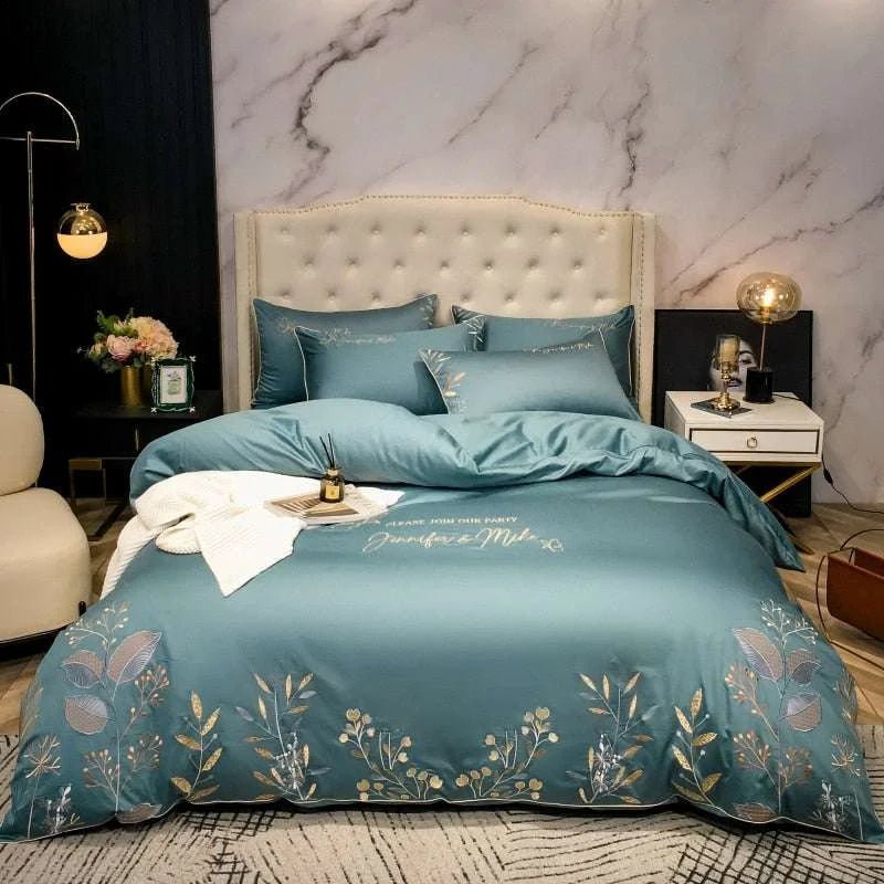 Luxury Cotton Duvet Cover Set - 1000TC - Julia M LifeStyles