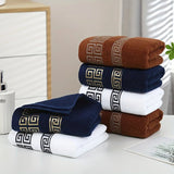 Luxury Cotton Towel Set - 2 Hand & Face Towels, 1 Big Bath Towel - Julia M LifeStyles