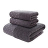 Luxury Cotton Towel Set - 2 Hand & Face Towels, 1 Big Bath Towel - Julia M LifeStyles