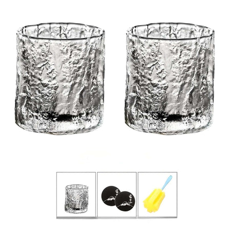 Luxury Crystal Whiskey Glass Set with Coasters - Julia M LifeStyles