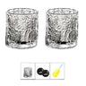 Luxury Crystal Whiskey Glass Set with Coasters - Julia M LifeStyles