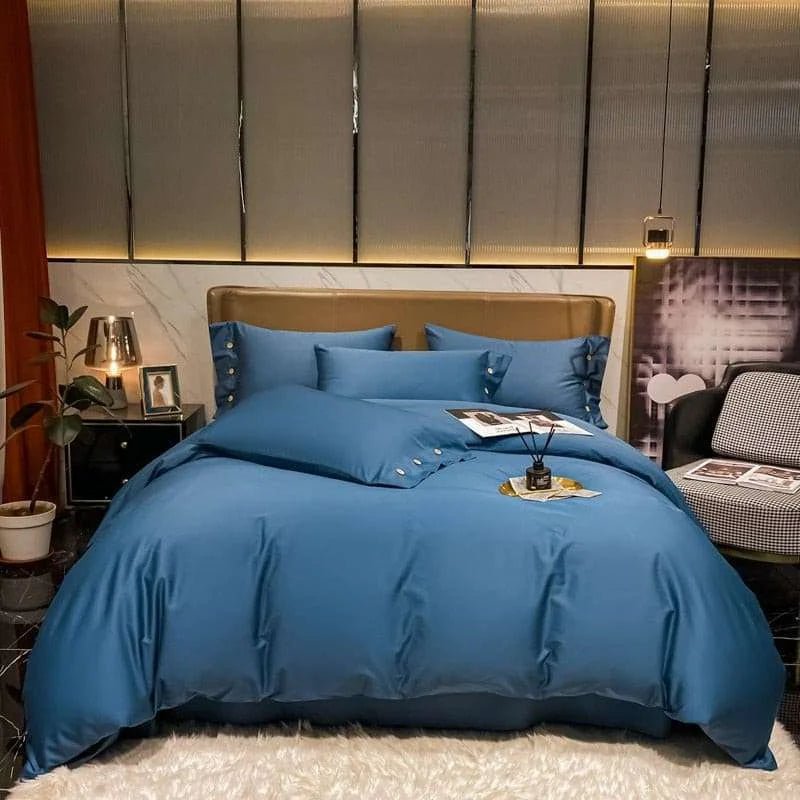 Luxury Egyptian Cotton Bedding Set: Soft and Stylish Duvet Cover, Sheets, and Pillowcases - Julia M LifeStyles