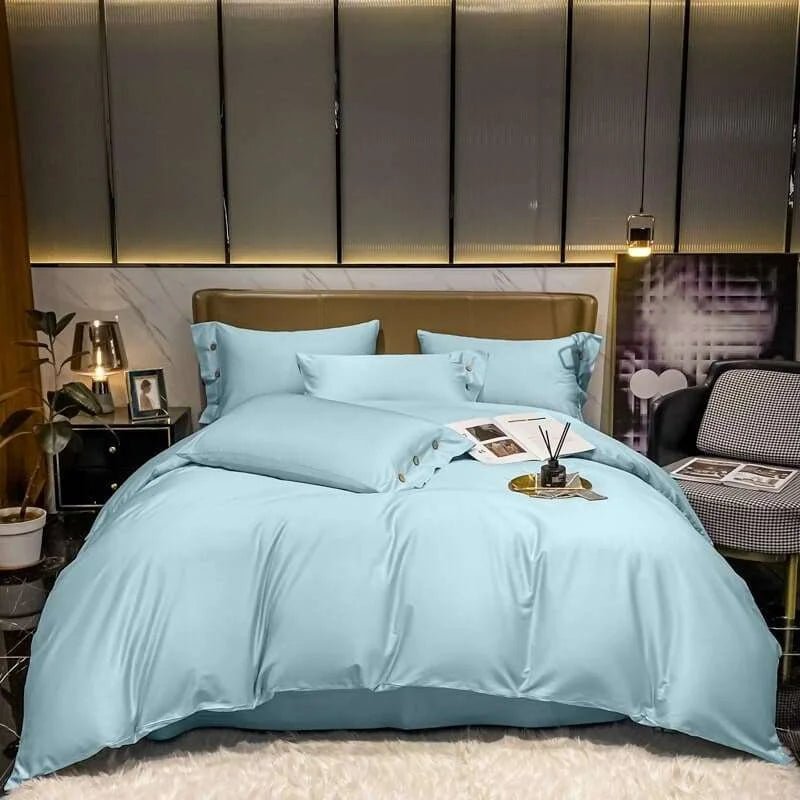 Luxury Egyptian Cotton Bedding Set: Soft and Stylish Duvet Cover, Sheets, and Pillowcases - Julia M LifeStyles