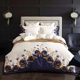 Luxury Egyptian Cotton Embroidered Bedding Set - Julia M LifeStyles