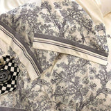 Luxury Egyptian Cotton Floral Embroidered Bedding Set - Julia M LifeStyles