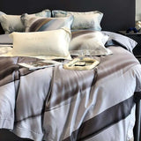 Luxury Egyptian Cotton Marble Grain Bedding Set - Julia M LifeStyles