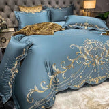 Luxury Embroidered Cotton Bedding Set - Julia M LifeStyles