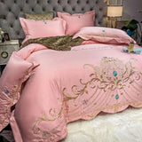 Luxury Embroidered Cotton Bedding Set - Julia M LifeStyles