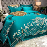 Luxury Embroidered Cotton Bedding Set - Julia M LifeStyles