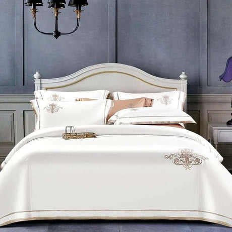 Luxury Embroidered Egyptian Cotton Bedding Set - Julia M LifeStyles