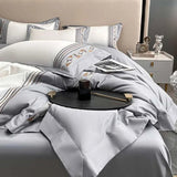 Luxury Embroidered Egyptian Cotton Bedding Set - Premium Quality and Exquisite Design - Julia M LifeStyles