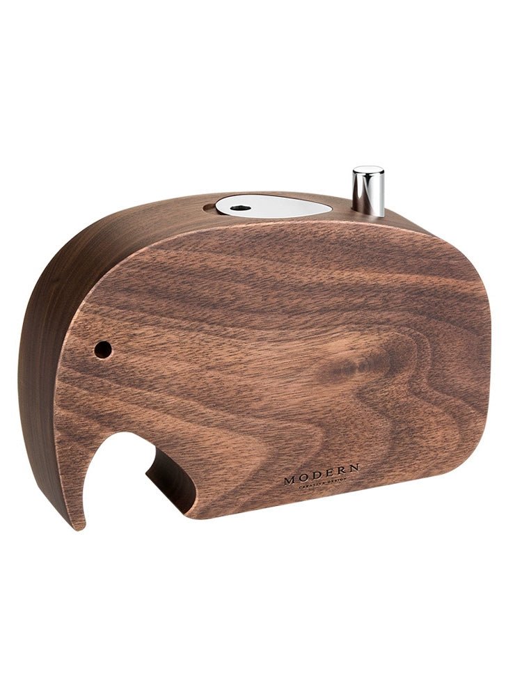 Luxury German Walnut Elephant Toothpick Box 🐘🪥 - Julia M LifeStyles