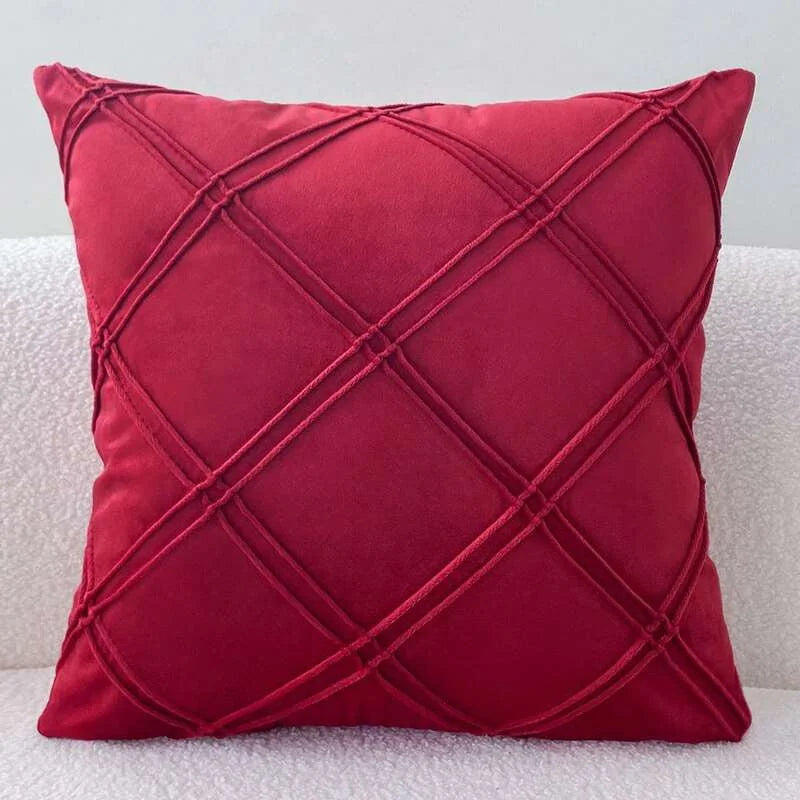 Luxury Golden Plush Fur Cushion Cover throw pillows Julia M Home & Kitchen   