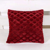 Luxury Golden Plush Fur Cushion Cover - Julia M LifeStyles