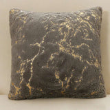 Luxury Golden Plush Fur Cushion Cover - Julia M LifeStyles