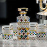 Luxury Hand - Painted Crystal Wine Decanter Set - Julia M LifeStyles