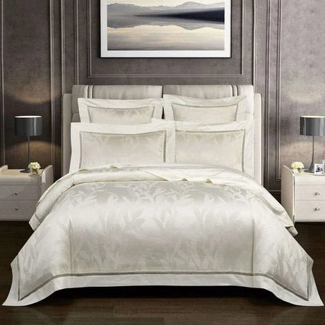 Luxury Jacquard Cotton Duvet Cover Set - Julia M LifeStyles