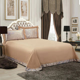 Luxury Jacquard Silk Cotton Bedding Set – King & Queen Size - Julia M LifeStyles