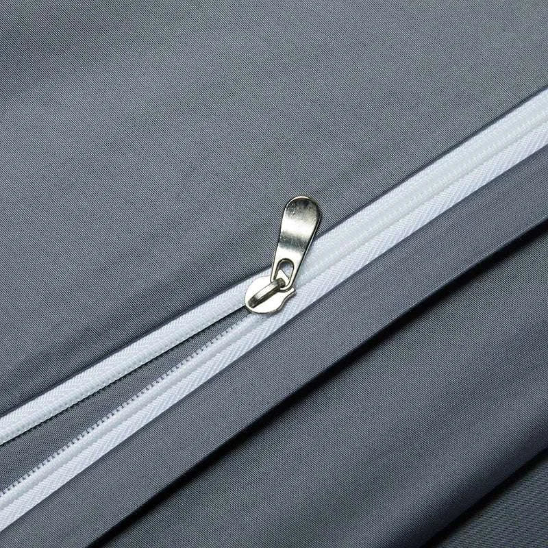 Luxury Lace Egyptian Cotton Bedding Set - Elegant Grey Hollow Design - Julia M LifeStyles