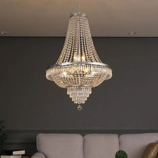 Luxury LED Crystal Chandelier for Modern Living Spaces - Julia M LifeStyles