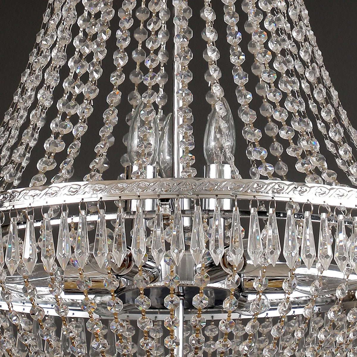 Luxury LED Crystal Chandelier for Modern Living Spaces - Julia M LifeStyles