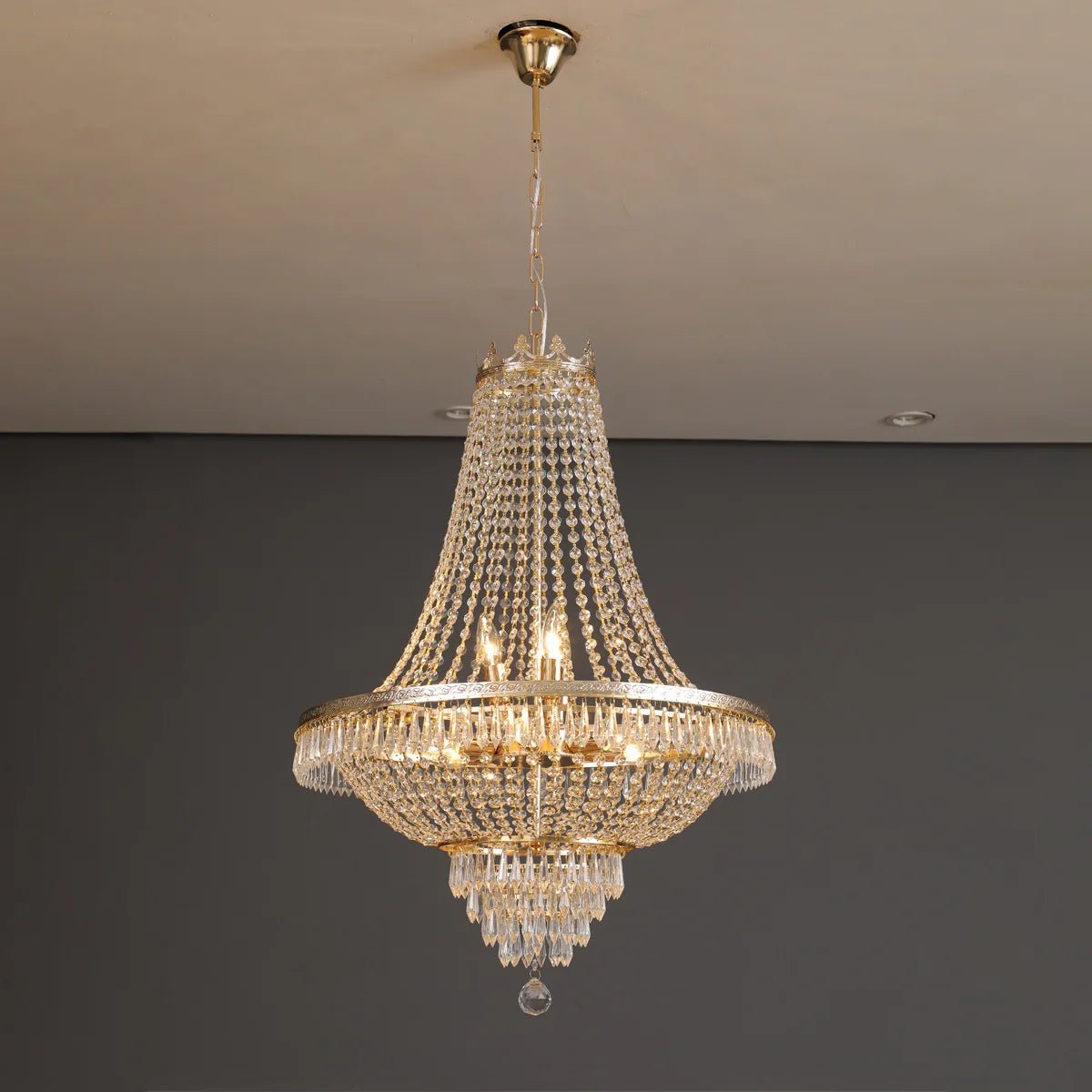 Luxury LED Crystal Chandelier for Modern Living Spaces - Julia M LifeStyles