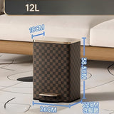 Luxury Metal Kitchen Trash Bin - Free Shipping & Foot Pedal Operated - Julia M LifeStyles