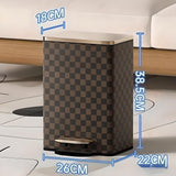 Luxury Metal Kitchen Trash Bin - Free Shipping & Foot Pedal Operated - Julia M LifeStyles