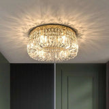 Luxury Modern Minimalist Crystal Glass Round Ceiling Chandelier - Julia M LifeStyles