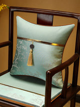 Luxury New Chinese Rectangle Throw Pillow Cushion for Living Room - Julia M LifeStyles