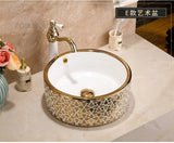 Luxury Oval Ceramic Bathroom Sink - 12L Capacity - Julia M LifeStyles