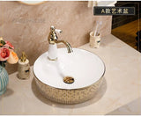 Luxury Oval Ceramic Bathroom Sink - 12L Capacity - Julia M LifeStyles