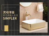 Luxury Oval Ceramic Bathroom Sink - 12L Capacity - Julia M LifeStyles