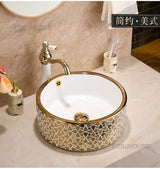 Luxury Oval Ceramic Bathroom Sink - 12L Capacity - Julia M LifeStyles