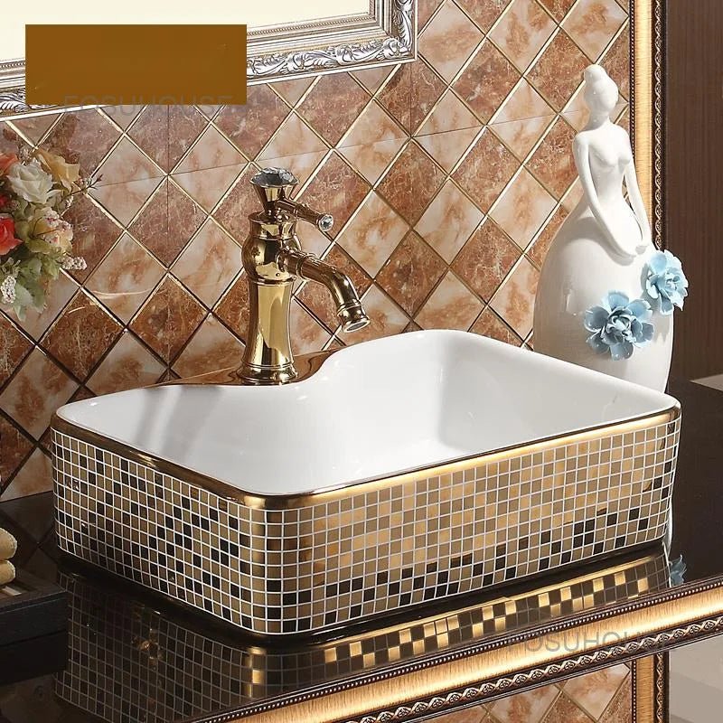 Luxury Oval Ceramic Bathroom Sink - 12L Capacity - Julia M LifeStyles