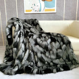 Luxury Plush Peacock Fur Blanket - Julia M LifeStyles