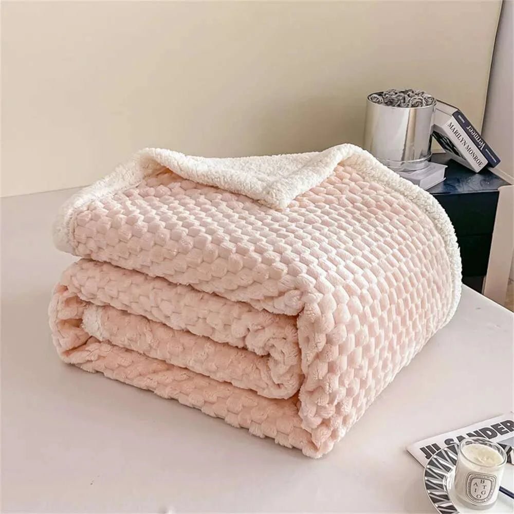 Luxury Plush Sherpa Fleece Blanket - Julia M LifeStyles