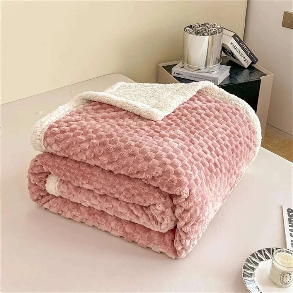 Luxury Plush Sherpa Fleece Blanket - Julia M LifeStyles