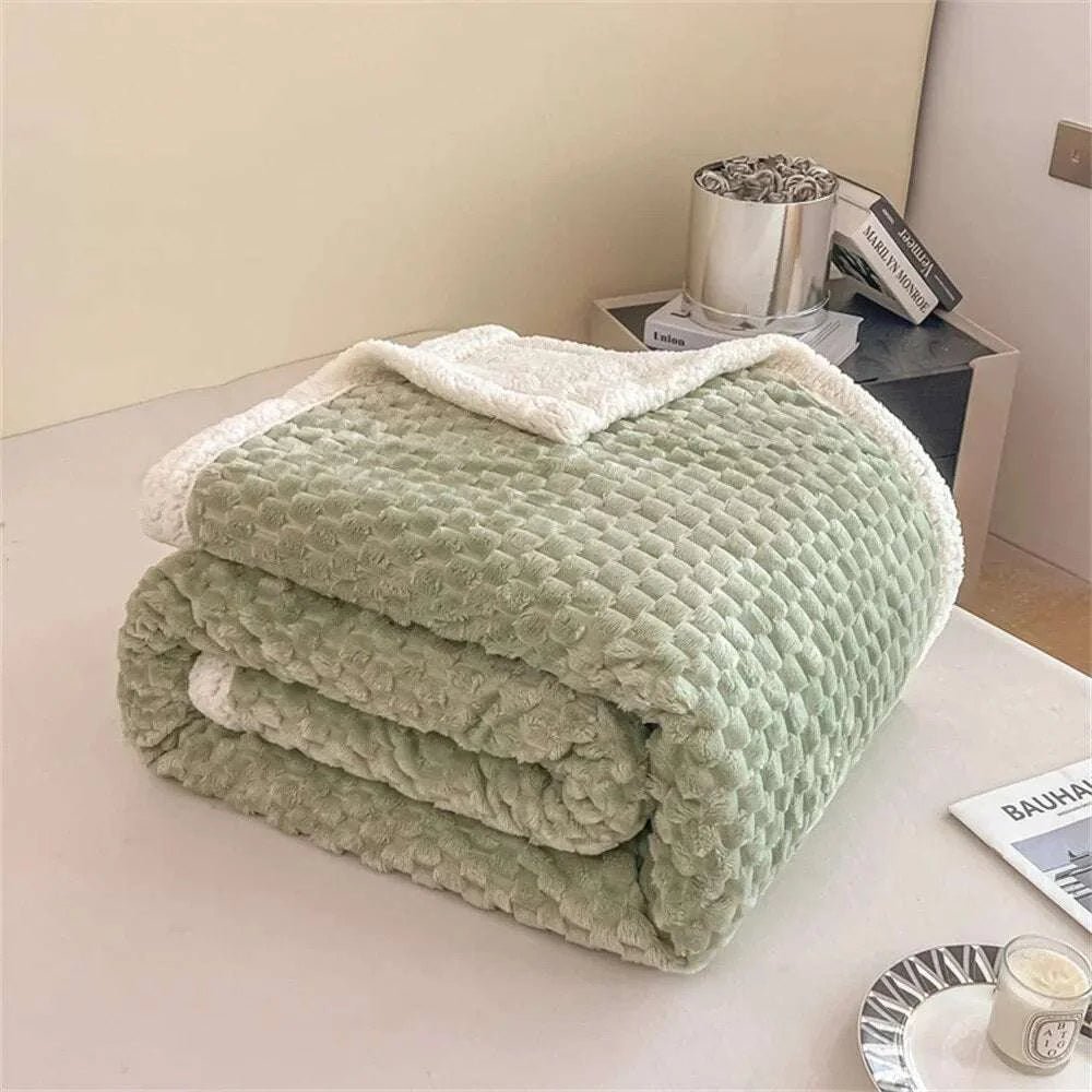 Luxury Plush Sherpa Fleece Blanket - Julia M LifeStyles