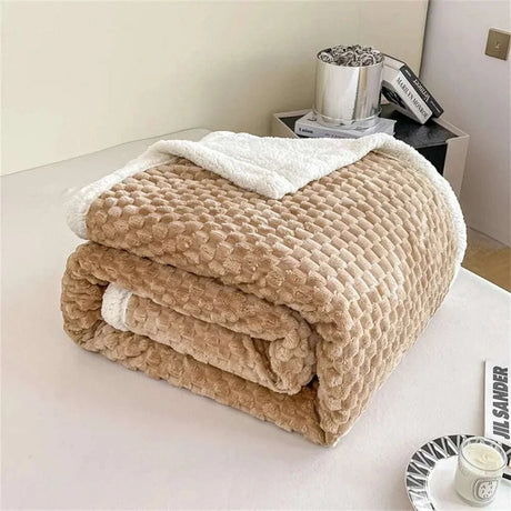 Luxury Plush Sherpa Fleece Blanket - Julia M LifeStyles