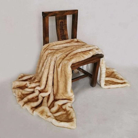 Luxury Shaggy Faux Fur Weighted Blanket - Julia M LifeStyles