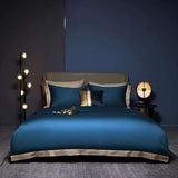 Luxury Soft 600TC Long Staple Cotton Embroidered Duvet Cover Set - Julia M LifeStyles